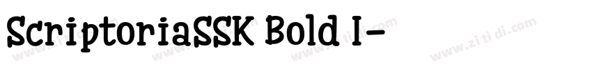 ScriptoriaSSK Bold I字体转换 ScriptoriaSSK Bold I字体转换